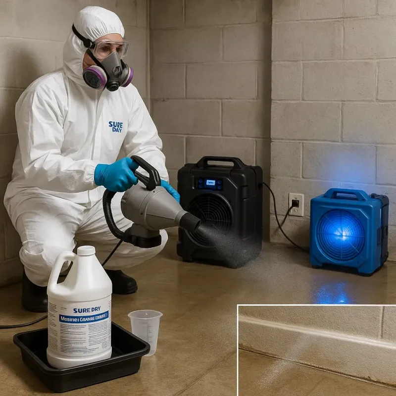 Sanitization and Odor Removal process in Ballwin, MO